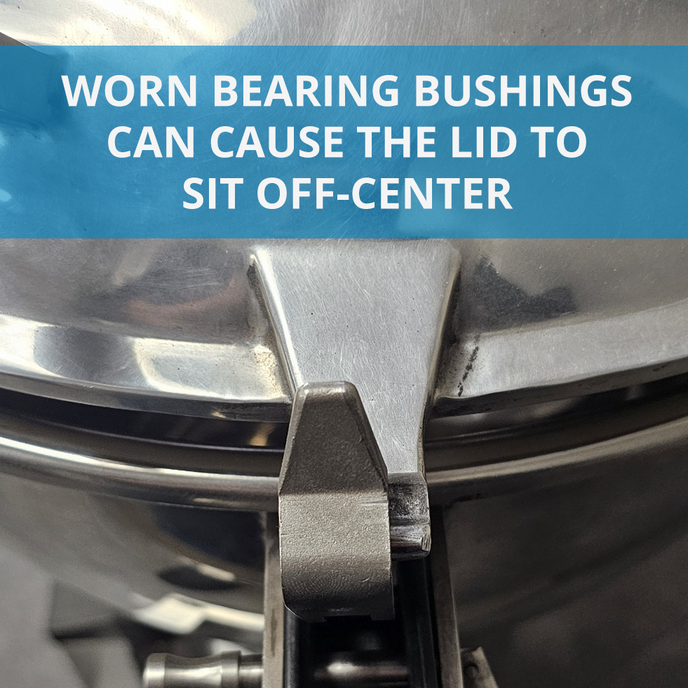 Bearings Bushings, Set for the Stephan VCM 44 Lid Bolt - 3K1101-05