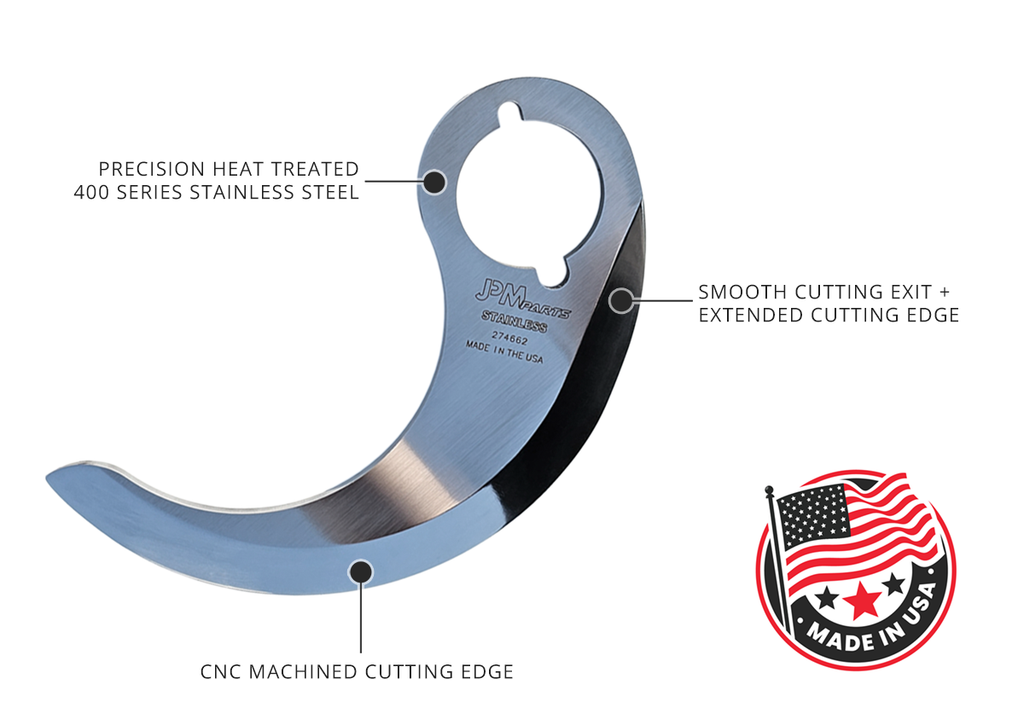 Narrow Knife Blade for Hobart HCM 450 - Made in the USA - 274662