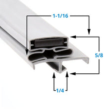 Load image into Gallery viewer, 703-963D-02 Snap In, Door Gasket for Beverage-Air, 23.13" x 24"