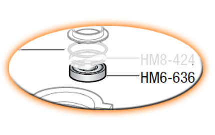 Upper Agitator Bearing for Hobart H600, L800, M802 Mixers