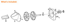 Load image into Gallery viewer, Grater-Shredder for Hobart Mixers with 3/16" Disc (#22 HUB)