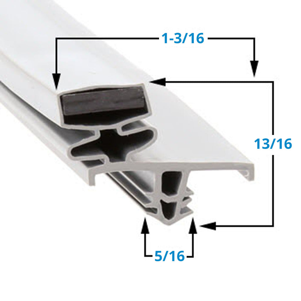 1702745 Push In, Door Gasket for Delfield - 25.13" x 29.25"
