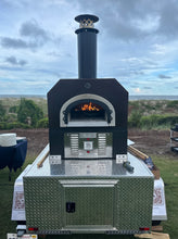 Load image into Gallery viewer, CBO 750 Tailgater | Wood Fired Pizza Oven Trailer | 38&quot; X 28&quot; cooking surface | 2-3 - 10&quot; pizzas at a time | 50-60 pizzas an hour