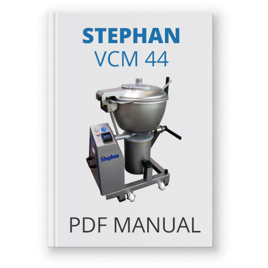 Stephan VCM 44 A/1 Manual 2014 Version - PDF Download