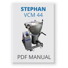 Load image into Gallery viewer, Stephan VCM 44 A/1 Manual 2014 Version - PDF Download