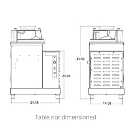 New Somerset SDR-400T Heavy Duty Dough Rounder