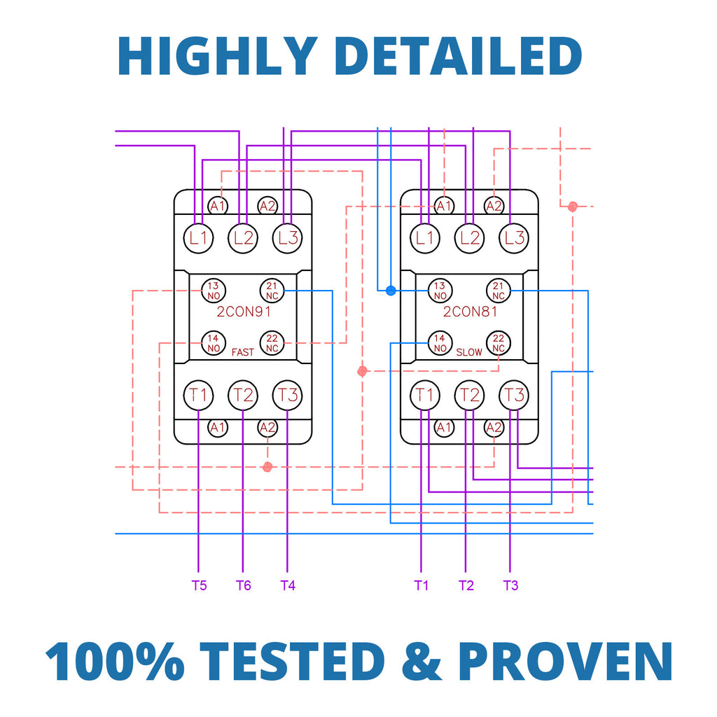 Complete Wiring Diagram for the [2 SPEED] Stephan VCM 44 - Easy to Read
