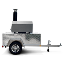 Load image into Gallery viewer, CBO 750 Tailgater | Wood Fired Pizza Oven Trailer | 38&quot; X 28&quot; cooking surface | 2-3 - 10&quot; pizzas at a time | 50-60 pizzas an hour