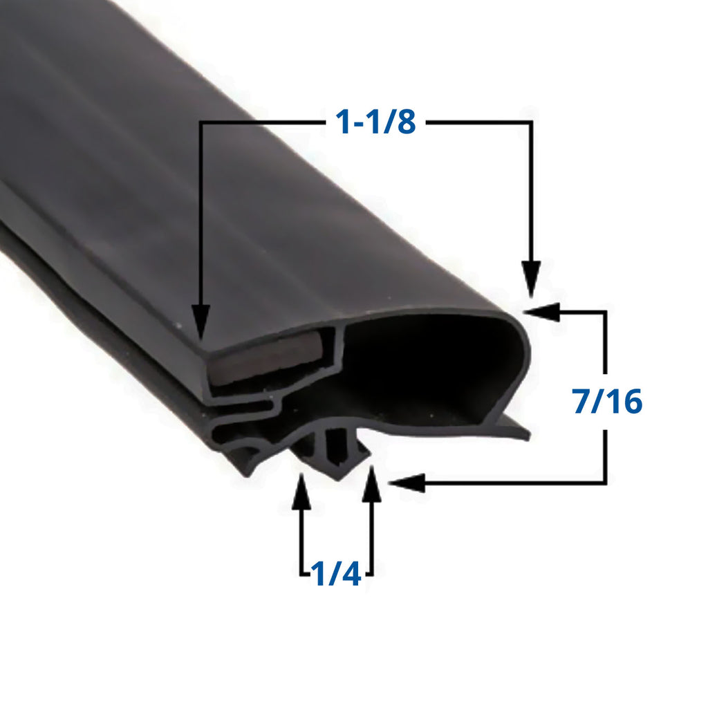 Anthony Intl - 02-14160-2018 Snap In, Door Gasket - 29.063" x 62.56"