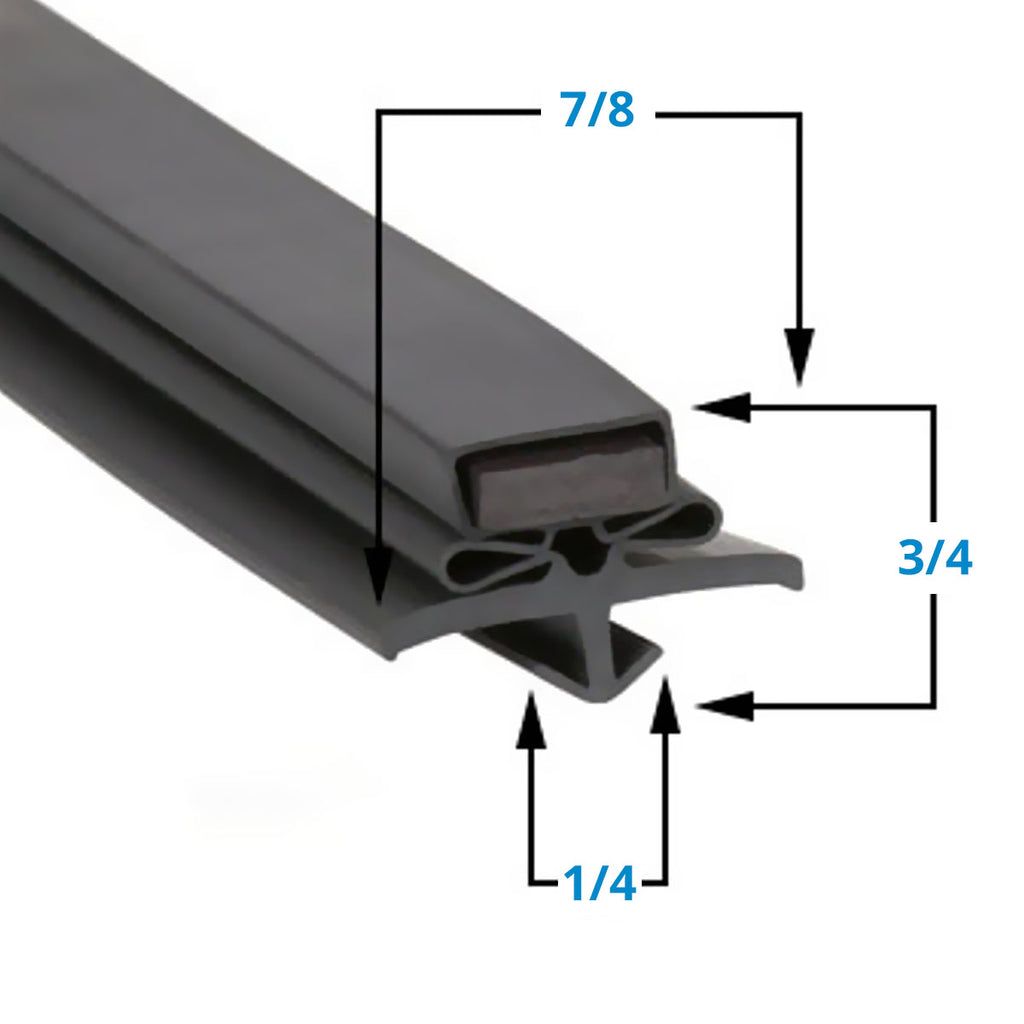 703-195CAA Snap In, Door Gasket for Beverage-Air, 21.25" x 29.50"