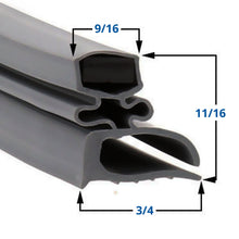 Load image into Gallery viewer, Randell IN GSK195 Screw In Door Gasket - 7.62&quot; x 24.38&quot;