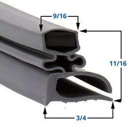 Randell IN GSK169 Screw In Door Gasket - 23.5