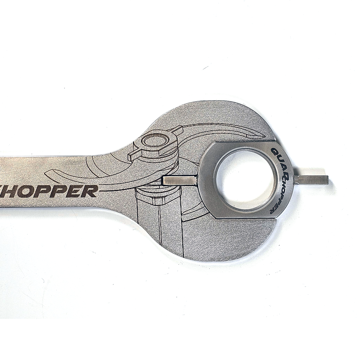 JPM Quad Chopper Wrench - Knife Blade Assembly Nut Removal Tool