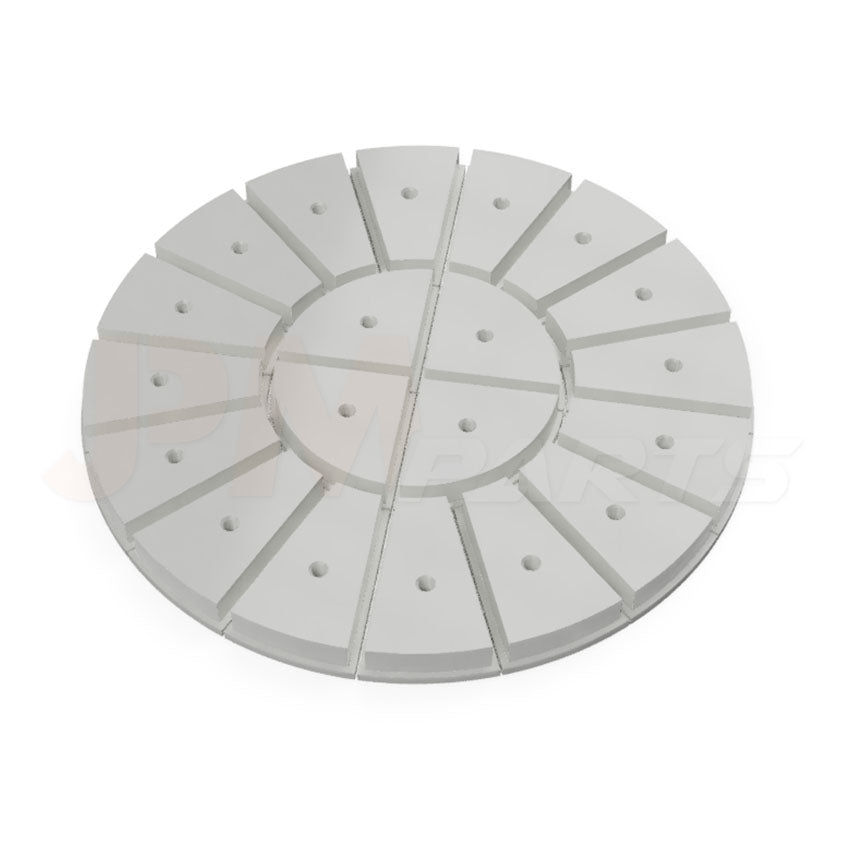 Press Plate, Full Kit for the Xebeco XeSRD20 Dough Divider - 52610002 (GEN 1)