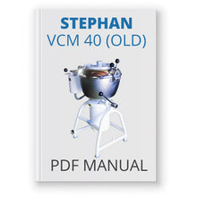 Load image into Gallery viewer, Stephan VCM 40 Manual, Including Old Style - PDF Download