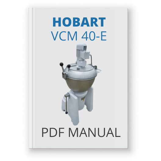 Hobart VCM 40-E Manual - PDF Download