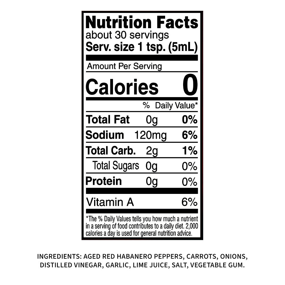 JPM Habanero Sauce - 5oz Bottle