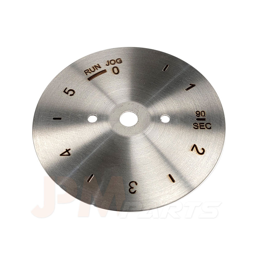 Overlay, Timer Decal - Stainless Steel - HCM 450 00-944029